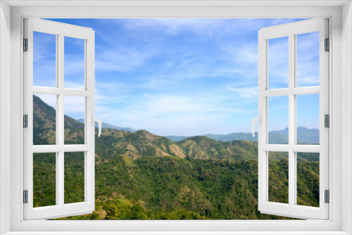 Fototapeta Naklejka Na Ścianę Okno 3D - View of Khao Kho mountain
