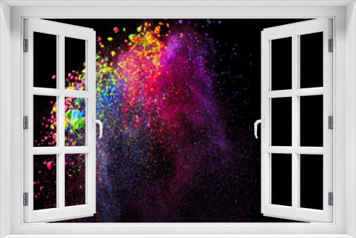 Fototapeta Naklejka Na Ścianę Okno 3D - Splash of colorful paint