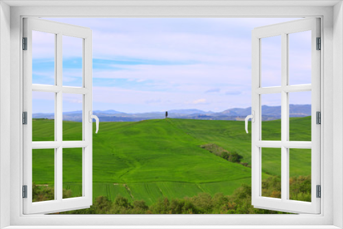 Fototapeta Naklejka Na Ścianę Okno 3D - Typical Tuscany landscape springtime
