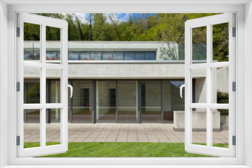 Fototapeta Naklejka Na Ścianę Okno 3D - modern house, facade