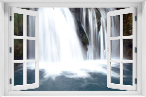 Fototapeta Naklejka Na Ścianę Okno 3D - waterfall in paradise