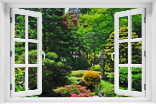 Fototapeta Naklejka Na Ścianę Okno 3D - San Francisco: il Japanese Tea Garden il 16 giugno 2010. Creato nel 1894 all'interno del Golden Gate Park, è il più antico giardino pubblico giapponese negli Stati Uniti