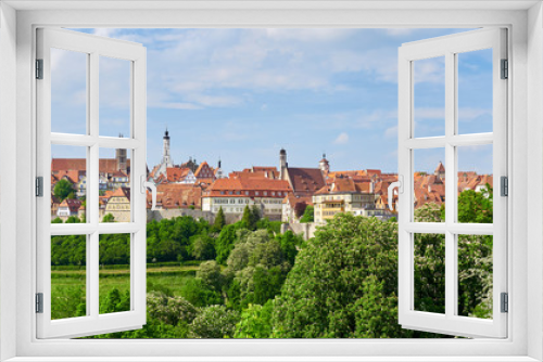 Fototapeta Naklejka Na Ścianę Okno 3D - Rothenburg ob der Tauber