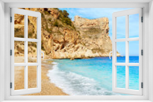 Fototapeta Naklejka Na Ścianę Okno 3D - Cala del Moraig beach in Benitatxell of Alicante