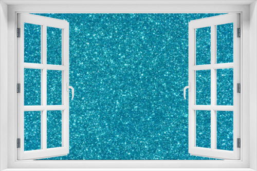 Fototapeta Naklejka Na Ścianę Okno 3D - blue glitter texture abstract background