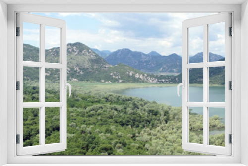 Fototapeta Naklejka Na Ścianę Okno 3D - Skadarsko lake