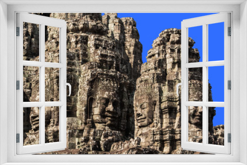 Fototapeta Naklejka Na Ścianę Okno 3D - ancient of Prasat Bayon temple, Angkor Thom