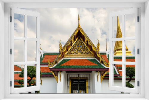Fototapeta Naklejka Na Ścianę Okno 3D - Wat Phra Kaew - Temple of the Emerald Buddha, Bangkok, Thailand.