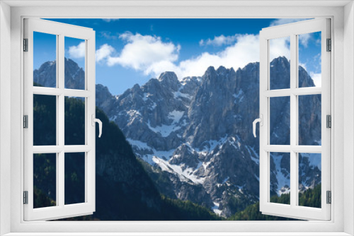 Fototapeta Naklejka Na Ścianę Okno 3D - Słowenia góry
