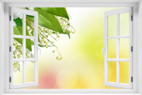 Fototapeta Naklejka Na Ścianę Okno 3D - White jasmine flower.
