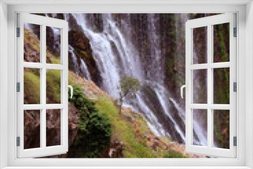 Fototapeta Naklejka Na Ścianę Okno 3D - Waterfall  photo taken at Kapuzbasi waterfall in turkey