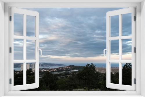 Fototapeta Naklejka Na Ścianę Okno 3D - Sunrise in the bay of Trieste