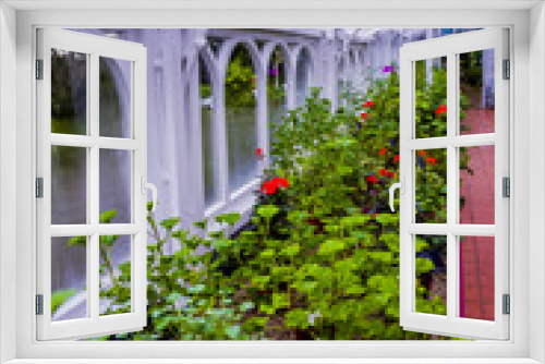 Fototapeta Naklejka Na Ścianę Okno 3D - gardens
