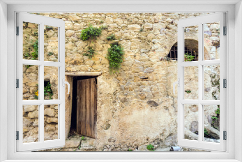 Fototapeta Naklejka Na Ścianę Okno 3D - Coaraze, France