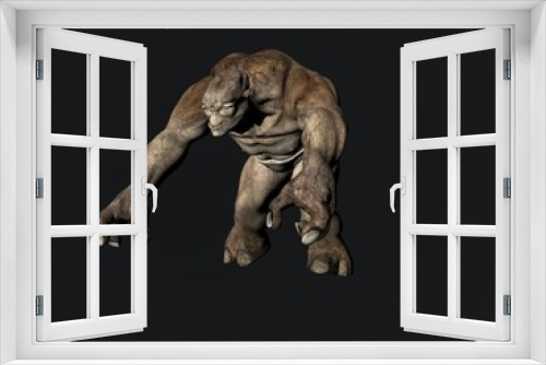 Fototapeta Naklejka Na Ścianę Okno 3D - Troll Monster