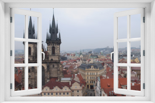 Nuestra Señora de Tyn y panorámica de Praga