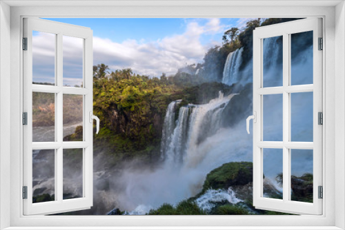 Fototapeta Naklejka Na Ścianę Okno 3D - Iguacu Falls from the Argentina side
