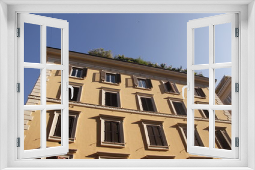 Fototapeta Naklejka Na Ścianę Okno 3D - Immeuble à Rome, Italie