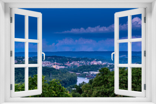 Fototapeta Naklejka Na Ścianę Okno 3D - City of Morgantown in West Virginia