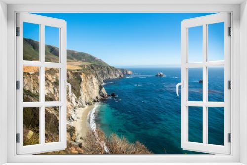 Fototapeta Naklejka Na Ścianę Okno 3D - Scenic View of the California Coastline Pacific Highway 1
