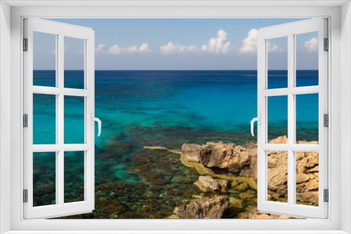 Fototapeta Naklejka Na Ścianę Okno 3D - Seascape - Mediterranean Sea - Cyprus
