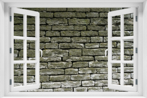 Fototapeta Naklejka Na Ścianę Okno 3D - background texture of stone wall. pavement