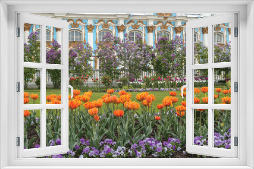 Fototapeta Naklejka Na Ścianę Okno 3D - Catherine Park. Town of Pushkin ( Tsarskoe Selo) near St. Peters