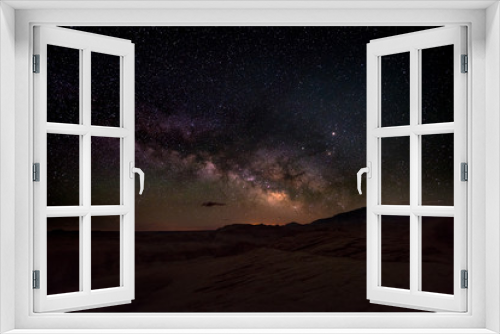 Fototapeta Naklejka Na Ścianę Okno 3D - Milky Way rising behind Navajo Mountain