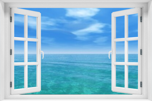 Fototapeta Naklejka Na Ścianę Okno 3D - sea panorama

