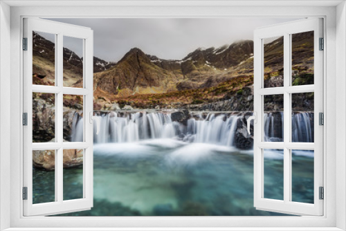 Fototapeta Naklejka Na Ścianę Okno 3D - Cascata 03 a Skye Island