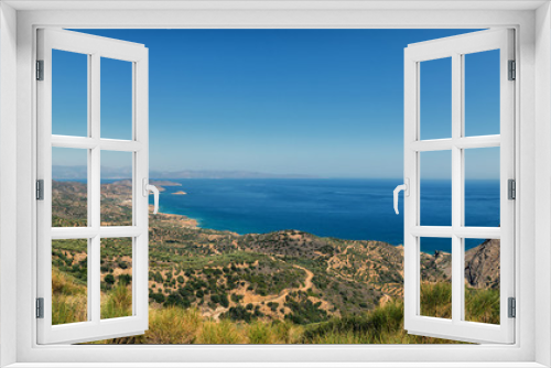 Fototapeta Naklejka Na Ścianę Okno 3D - Panorama of Crete island