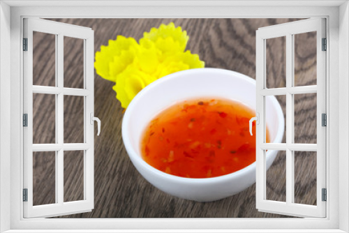 Fototapeta Naklejka Na Ścianę Okno 3D - Sweet and sour sauce