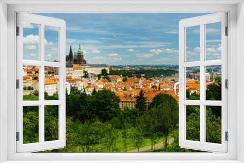 Fototapeta Naklejka Na Ścianę Okno 3D - Prague Castle is the most famous landmark of Prague