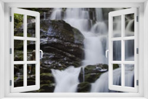 Fototapeta Naklejka Na Ścianę Okno 3D - karpaty waterwall