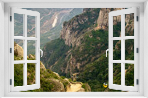 Fototapeta Naklejka Na Ścianę Okno 3D - View from Montserrat
