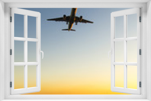 Fototapeta Naklejka Na Ścianę Okno 3D - Airplane Landing