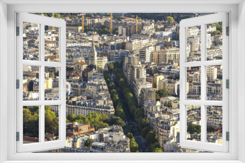 Fototapeta Naklejka Na Ścianę Okno 3D - skyline of Paris, France
