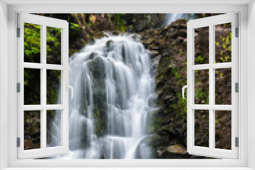 Fototapeta Naklejka Na Ścianę Okno 3D - Rha Waterfall, Uig, Skye