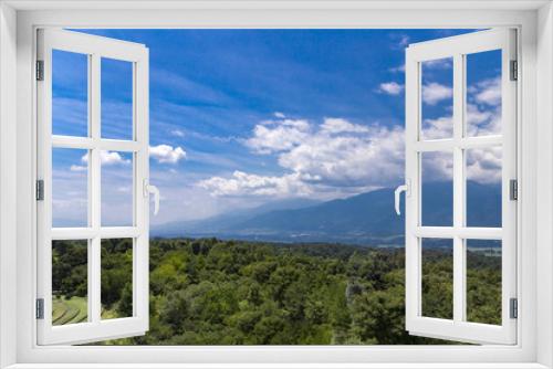 Fototapeta Naklejka Na Ścianę Okno 3D - skyblue