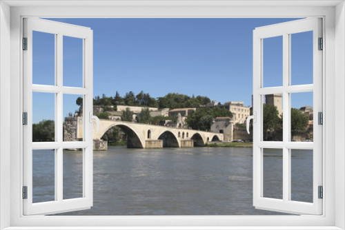 Fototapeta Naklejka Na Ścianę Okno 3D - Bridge at Avignon, France