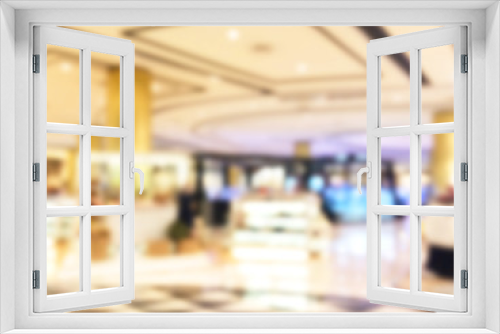 Blurred image of shopping mall use for background