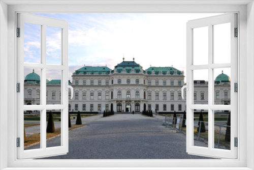 Fototapeta Naklejka Na Ścianę Okno 3D - Oberes Belvedere, Wien
