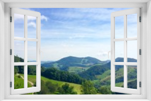 Fototapeta Naklejka Na Ścianę Okno 3D - Aussicht in die Natur