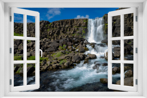 Fototapeta Naklejka Na Ścianę Okno 3D - Cascade d'Islande