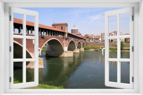 Fototapeta Naklejka Na Ścianę Okno 3D - Pavia, città italiana