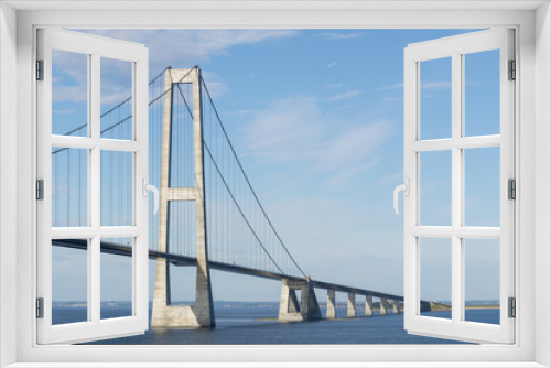 Fototapeta Naklejka Na Ścianę Okno 3D - Brücke von Fünen nach Seeland, Dänemark