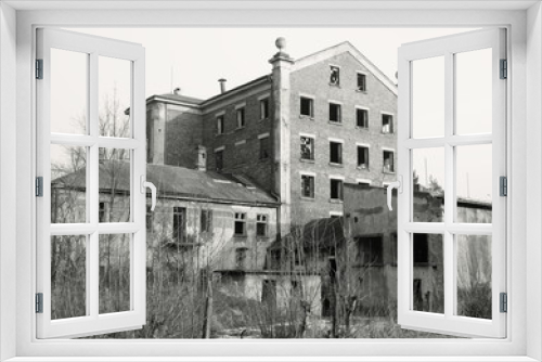 Fototapeta Naklejka Na Ścianę Okno 3D - ruin