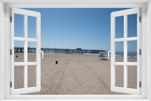 Fototapeta Naklejka Na Ścianę Okno 3D - Pismo Beach Pier