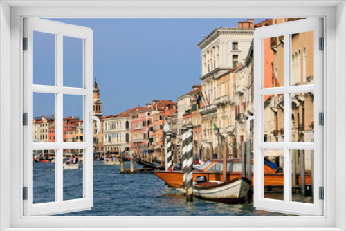 Fototapeta Naklejka Na Ścianę Okno 3D - Italy Venice - canal grand