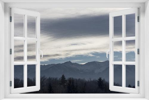 Fototapeta Naklejka Na Ścianę Okno 3D - bayrische berge